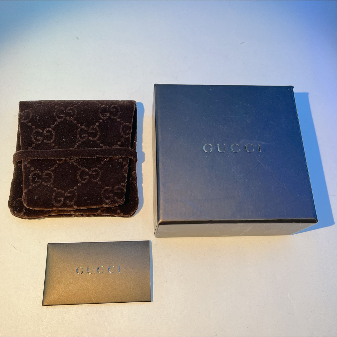 Gucci(グッチ)の144 グッチ　ロゴ　ワイド　リング　sv925 7号 レディースのアクセサリー(リング(指輪))の商品写真