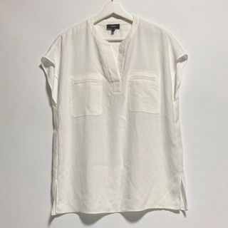 セオリー(theory)のTheory ノースリーブ カットソー Tシャツ ホワイト(カットソー(半袖/袖なし))