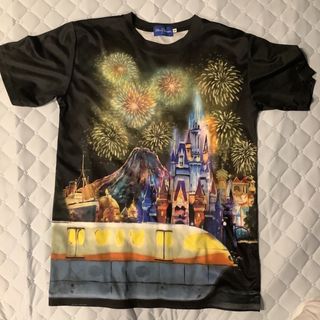 ディズニー(Disney)の東京ディズニーリゾート TDR パーク 夜景 Tシャツ 花火 シンデレラ城(その他)