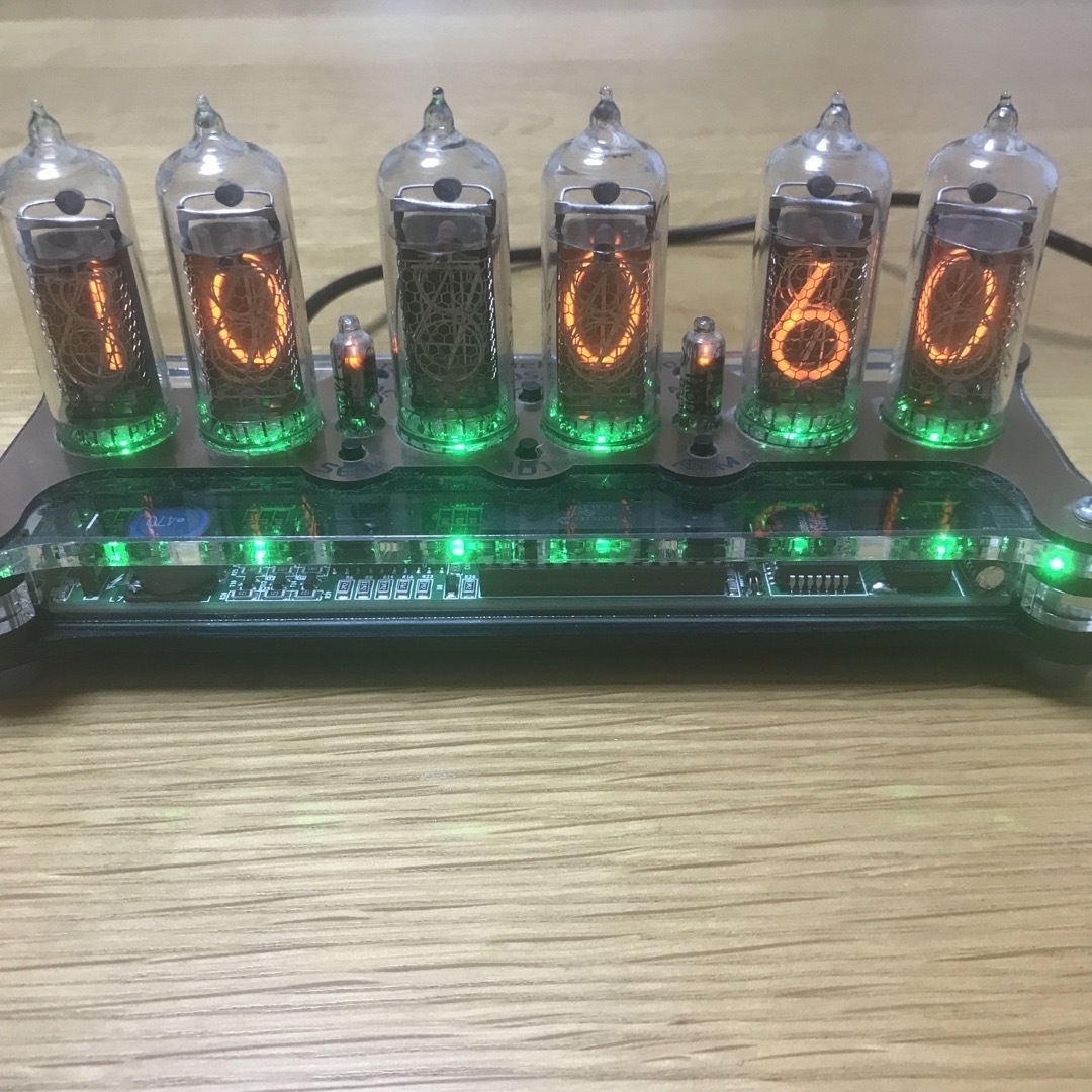 自作 VFD管時計 ダイバージェンスメーター風 電子工作 RTC搭載 自作 VFD管時計 ダイバージェンスメーター風 電子工作 RTC搭載