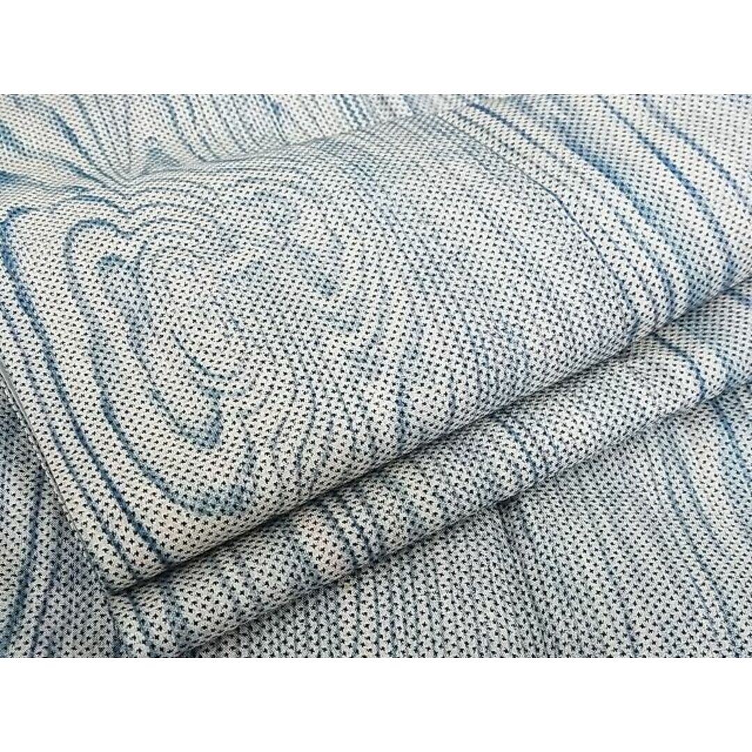 平和屋-こころ店■上質な紬 樹林文 着丈155cm 裄丈64.5cm 正絹 逸品 B-dk4961