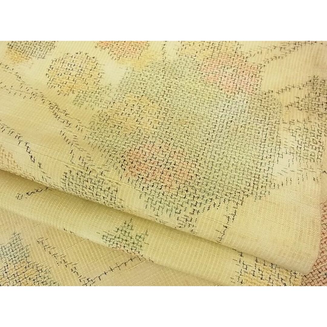 平和屋-こころ店■上質な紬 亀甲文 着丈157cm 裄丈63cm 正絹 逸品 未使用 B-oa5990