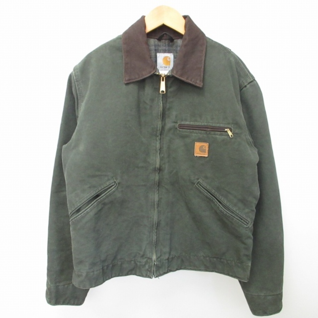 90s vintage carhartt デトロイトジャケット　モスグリーン