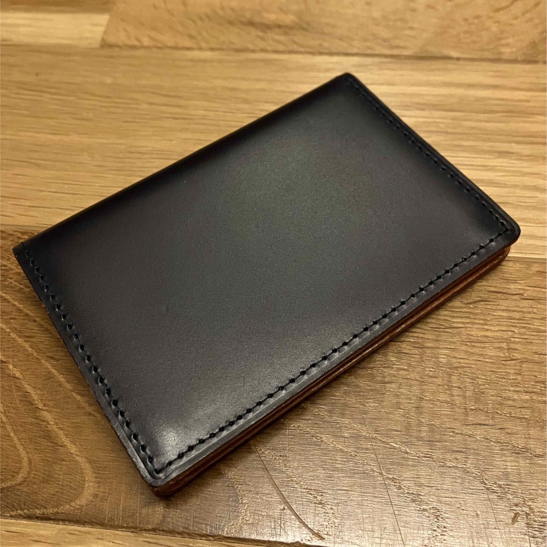 GANZO - ガンゾ 名刺入れ ネイビー シンブライドルの通販 by ヤジ's