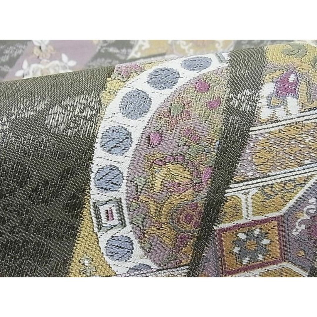 平和屋-こころ店□京の名工 染匠越後屋通博 六通柄袋帯 唐織 短冊花文 ... 平和屋-こころ店■西陣さの善謹製 六通柄袋帯 寿光織 高砂 銀糸 証紙付き 正絹 逸品 B-cy5286