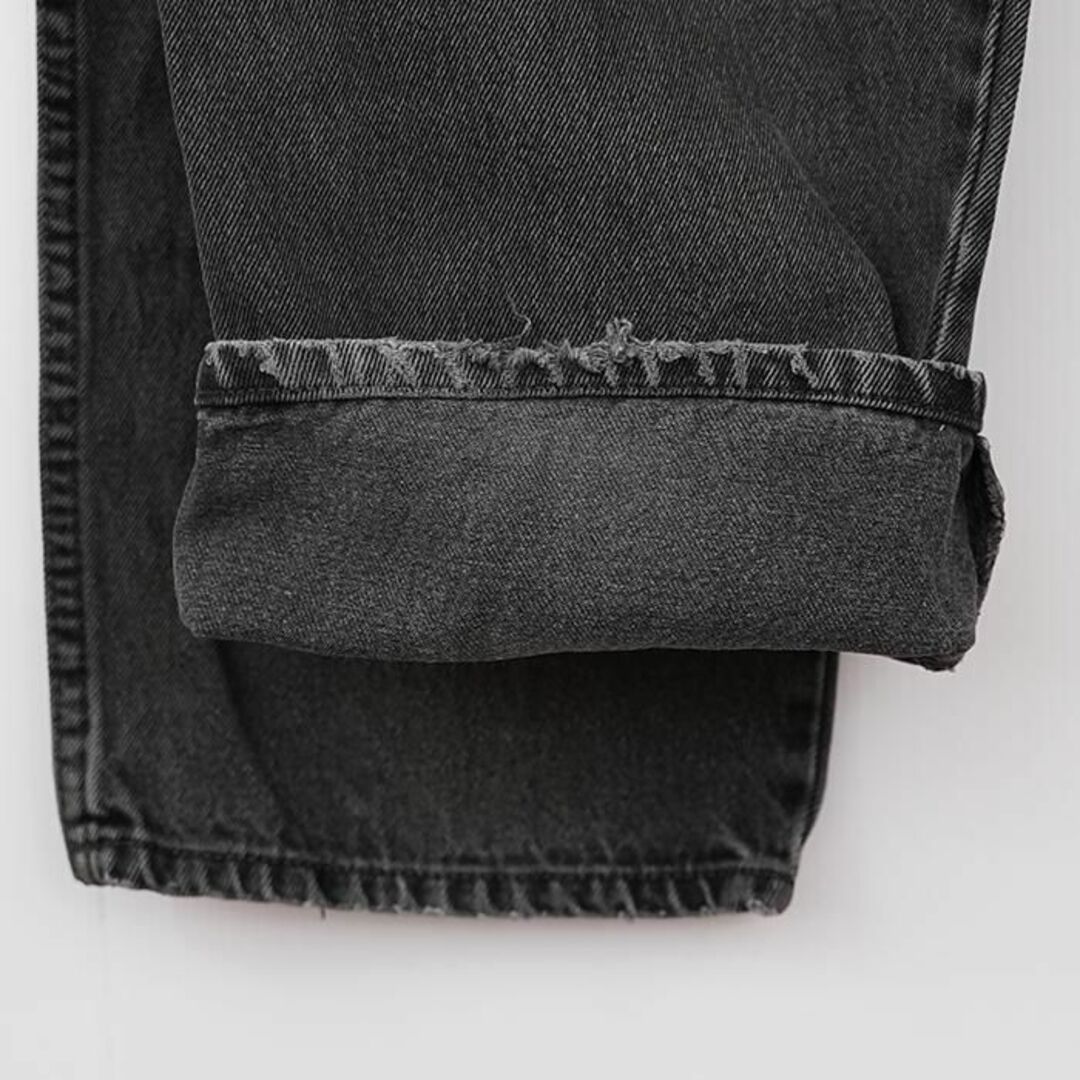 W33 Levi's リーバイス505 ブラックデニム バギーパンツ ワイド 黒