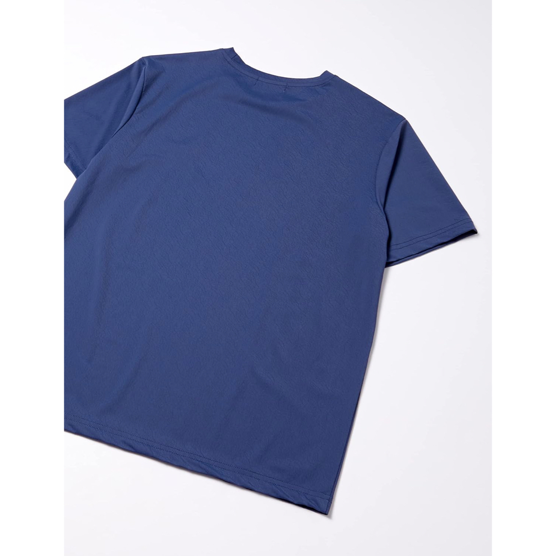 FILA(フィラ)のFILA フィラ テニスウェア 半袖Tシャツ 413316 ブルー メンズM新品 スポーツ/アウトドアのテニス(ウェア)の商品写真
