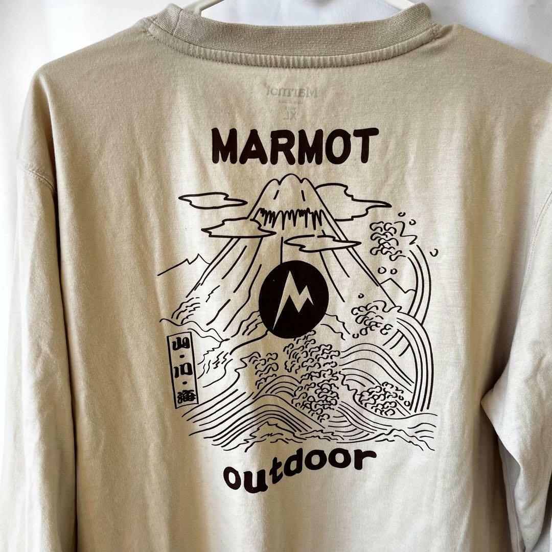 MARMOT(マーモット)のメンズ Marmot マーモット ロンT ベージュ XL 長袖 シャツ メンズのトップス(Tシャツ/カットソー(七分/長袖))の商品写真