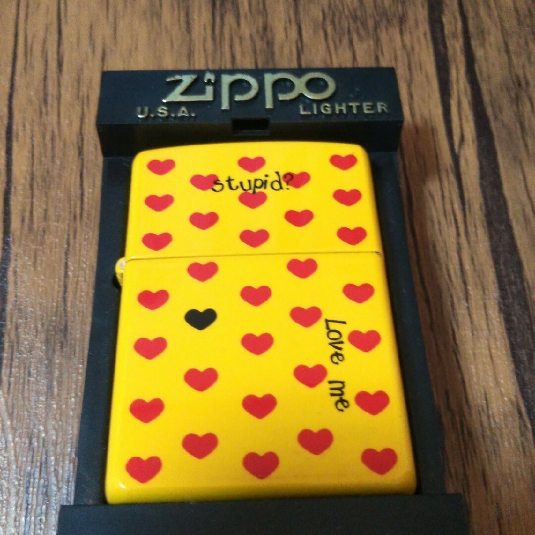 希少　レア　hide Zippo イエローハート　未使用品