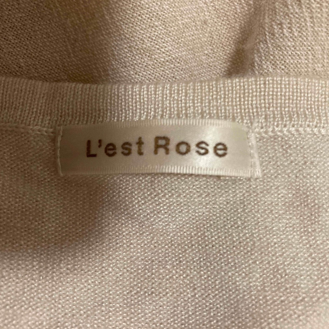 L'EST ROSE(レストローズ)のレストローズ ⭐︎肩レースニット レディースのトップス(ニット/セーター)の商品写真