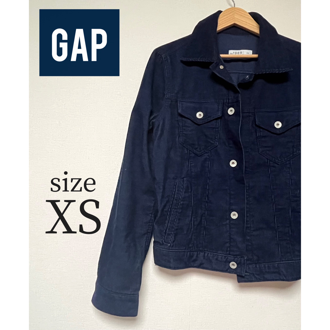 GAP(ギャップ)のGAP メンズ ジャケット sizeXS コーデュロイ 紺 メンズのジャケット/アウター(その他)の商品写真