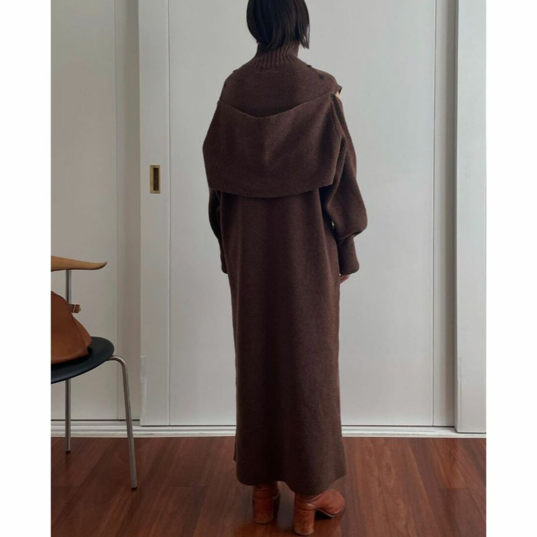 CLANE(クラネ)のCLANE　2WAY OPEN SLEEVE KINT ONE PIECE レディースのワンピース(ロングワンピース/マキシワンピース)の商品写真