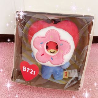 ビーティーイシビル(BT21)の☆BT21☆SWEET THINGS☆ベビー ぬいぐるみキーリング☆TATA新品(キャラクターグッズ)