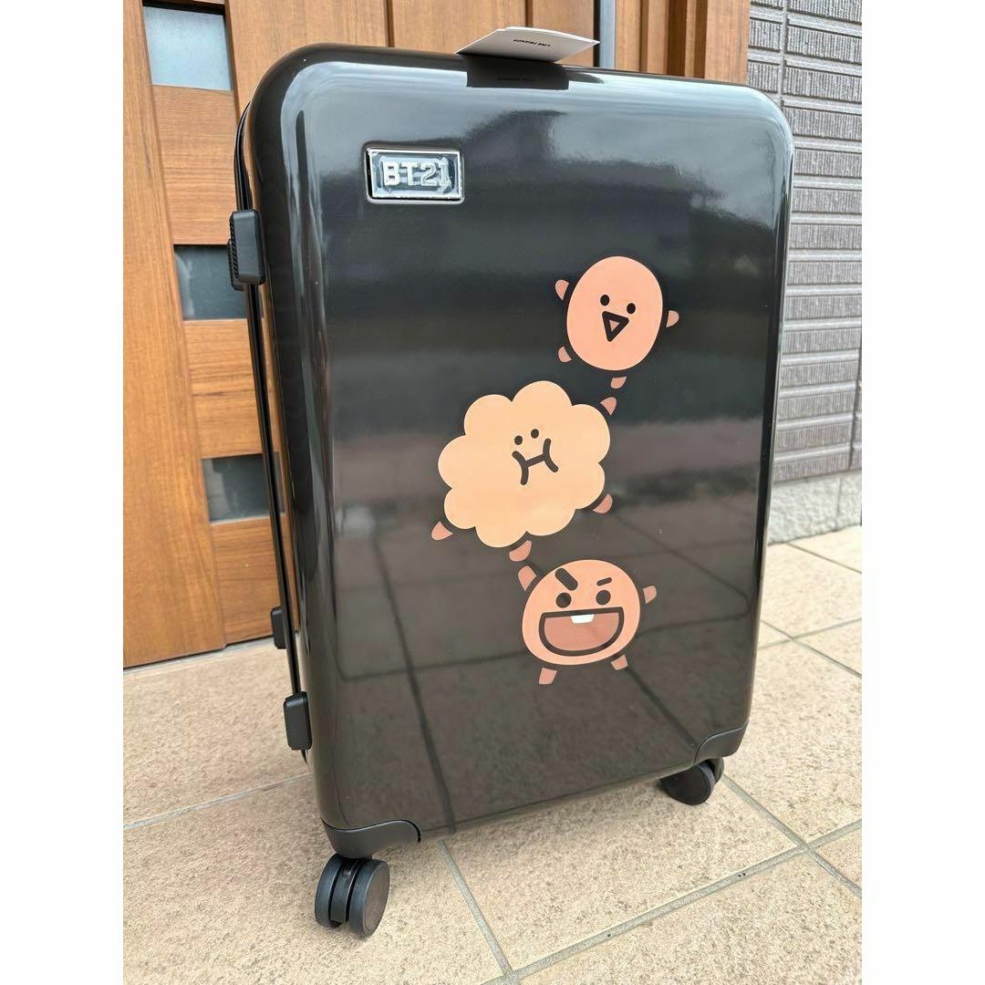 新品未使用 bt21 スーツケース キャリーケース SHOOKY 24インチ - バッグ
