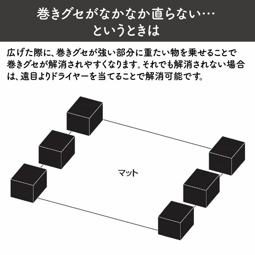 【色: クリア】[山善] ダイニングマット 透明 フロアマット 耐水 耐熱 幅1 1