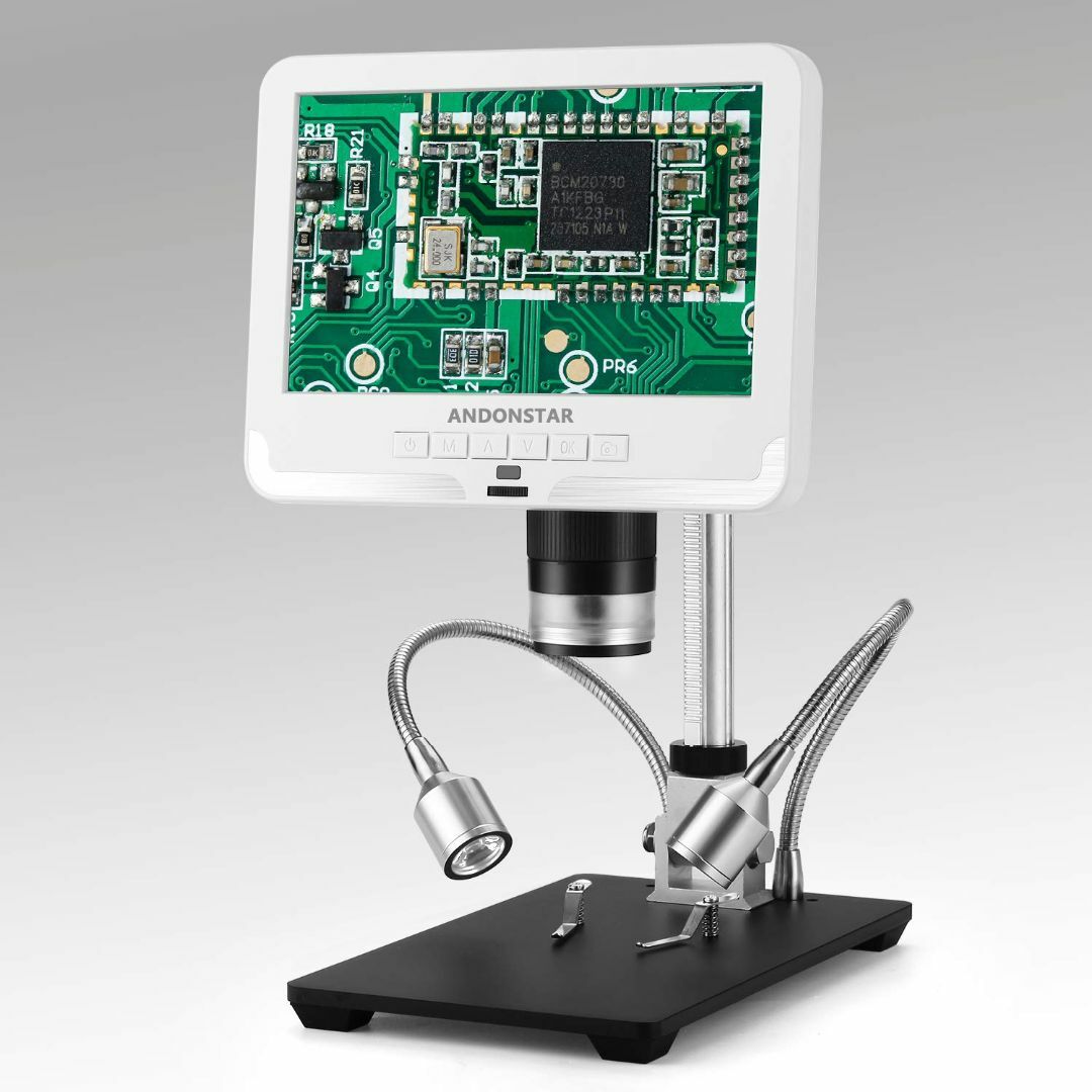 Andonstarの7インチLCD 1080Pのサーキットボードのデジタル顕微鏡