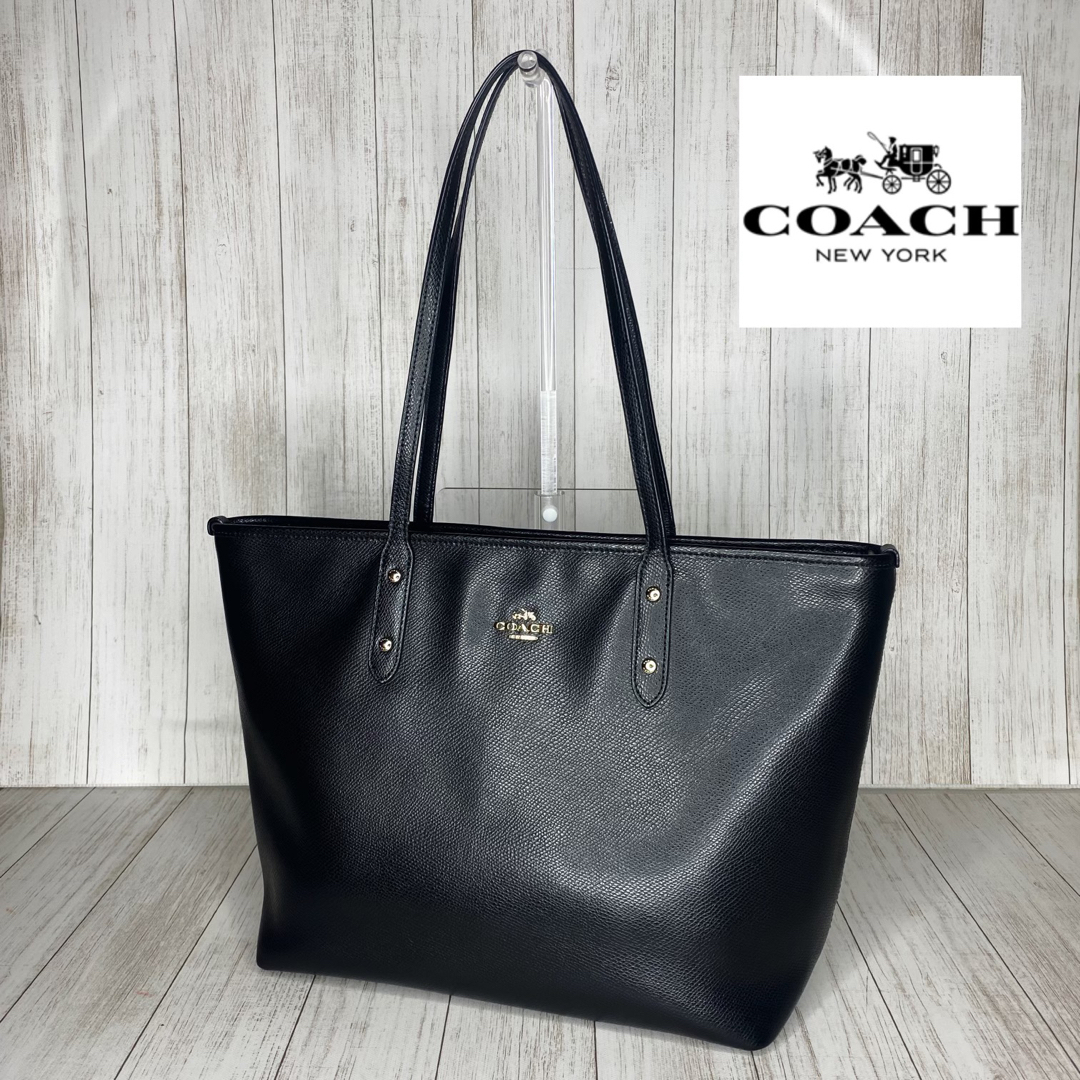 COACH コーチ　レザー　トートバッグ　ハンドバッグ