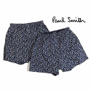 ポールスミス(Paul Smith)の【ポールスミス/Paul Smith】メンズトランクス・M・ネイビー系×2枚(トランクス)