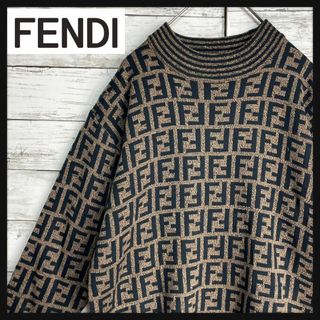 FENDI   フェンディ FENDI 総柄 モックネックニット ズッカ 入手困難の