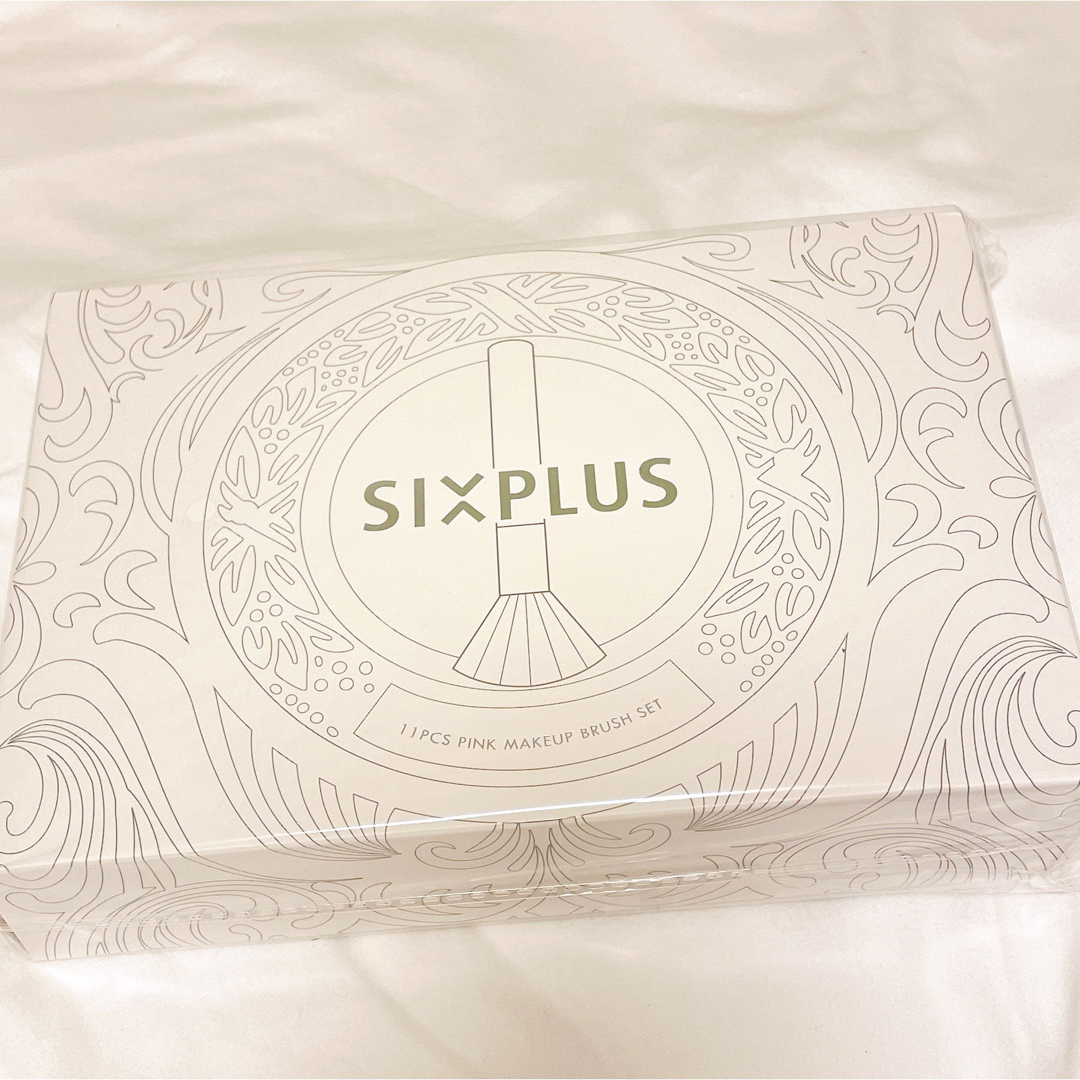 SIXPLUS メイクブラシ ピンク11本セット コスメ/美容のメイク道具/ケアグッズ(チーク/フェイスブラシ)の商品写真