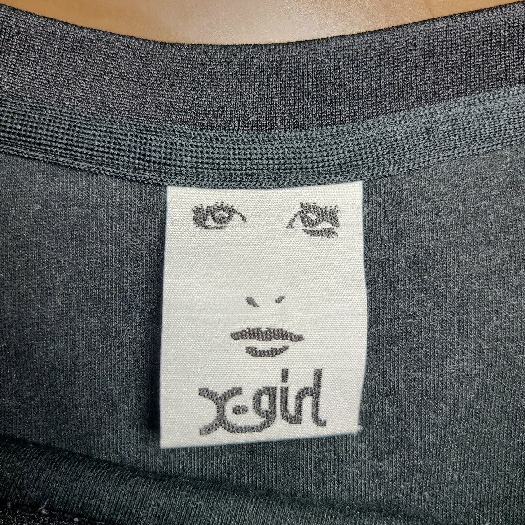 X-girl(エックスガール)のX-girl Tシャツワンピ レディースのトップス(Tシャツ(半袖/袖なし))の商品写真