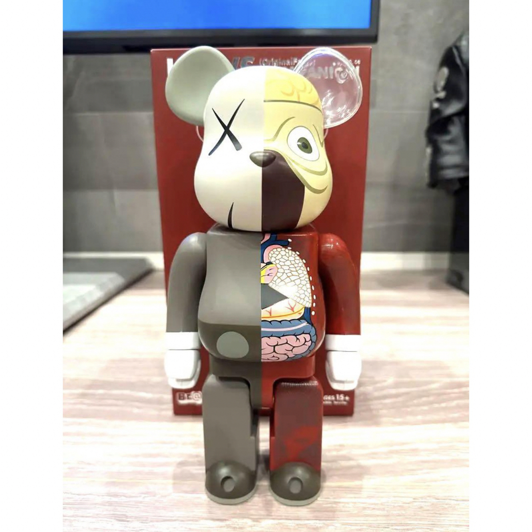 カウズ　KAWS BE@RBRIK  人体模型 400% ベアブリック