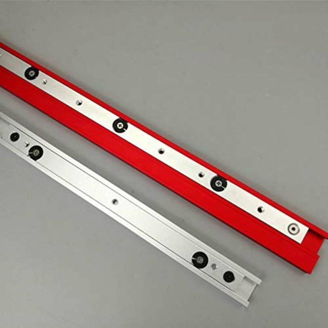 45mm規格Tスロットマイタートラックジグ、トラックスライドスラブ天板用 アルミ