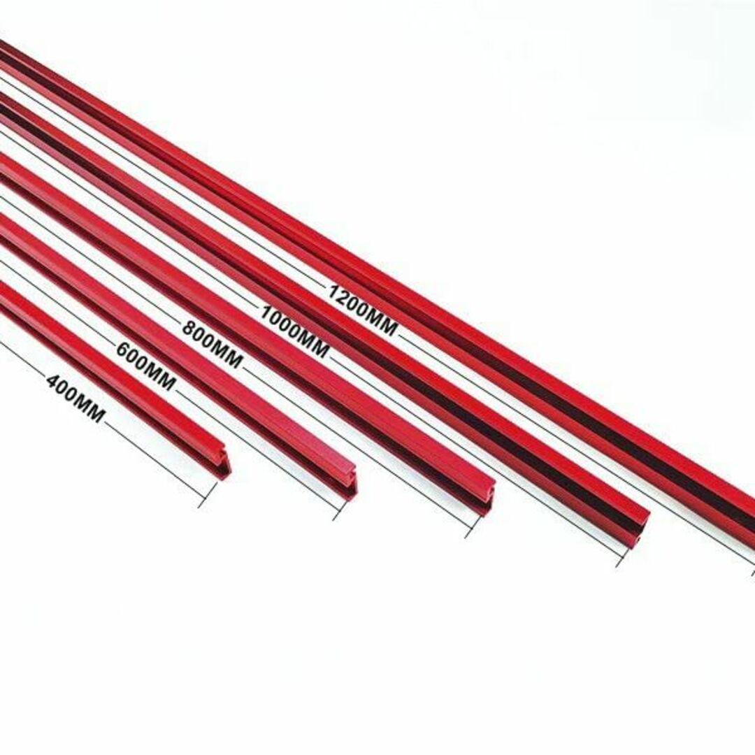 45mm規格Tスロットマイタートラックジグ、トラックスライドスラブ天板用 アルミ