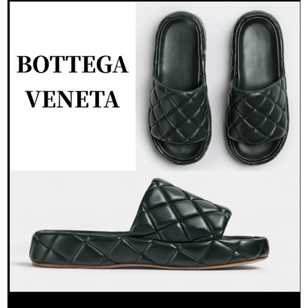 Bottega Veneta(ボッテガヴェネタ)の【BOTTEGA VENETA】パッド入りサンダル/43/箱入り メンズの靴/シューズ(サンダル)の商品写真