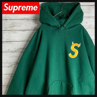 シュプリーム(Supreme)の【堀米優斗着用】シュプリーム　パーカー　刺繍Sロゴ　希少XXLサイズ　入手困難(パーカー)