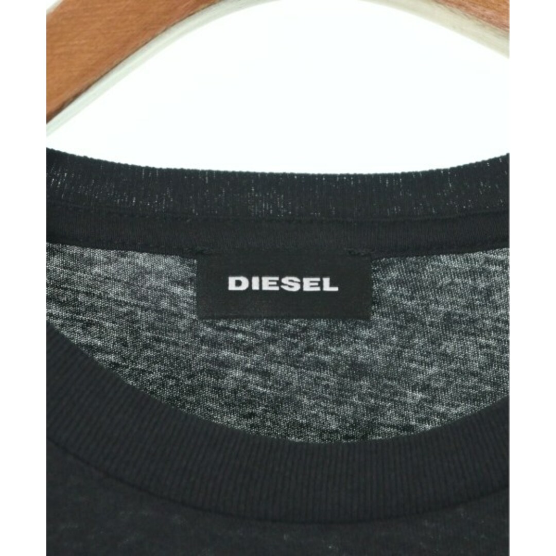 DIESEL(ディーゼル)のDIESEL ディーゼル Tシャツ・カットソー L 黒 【古着】【中古】 メンズのトップス(Tシャツ/カットソー(半袖/袖なし))の商品写真