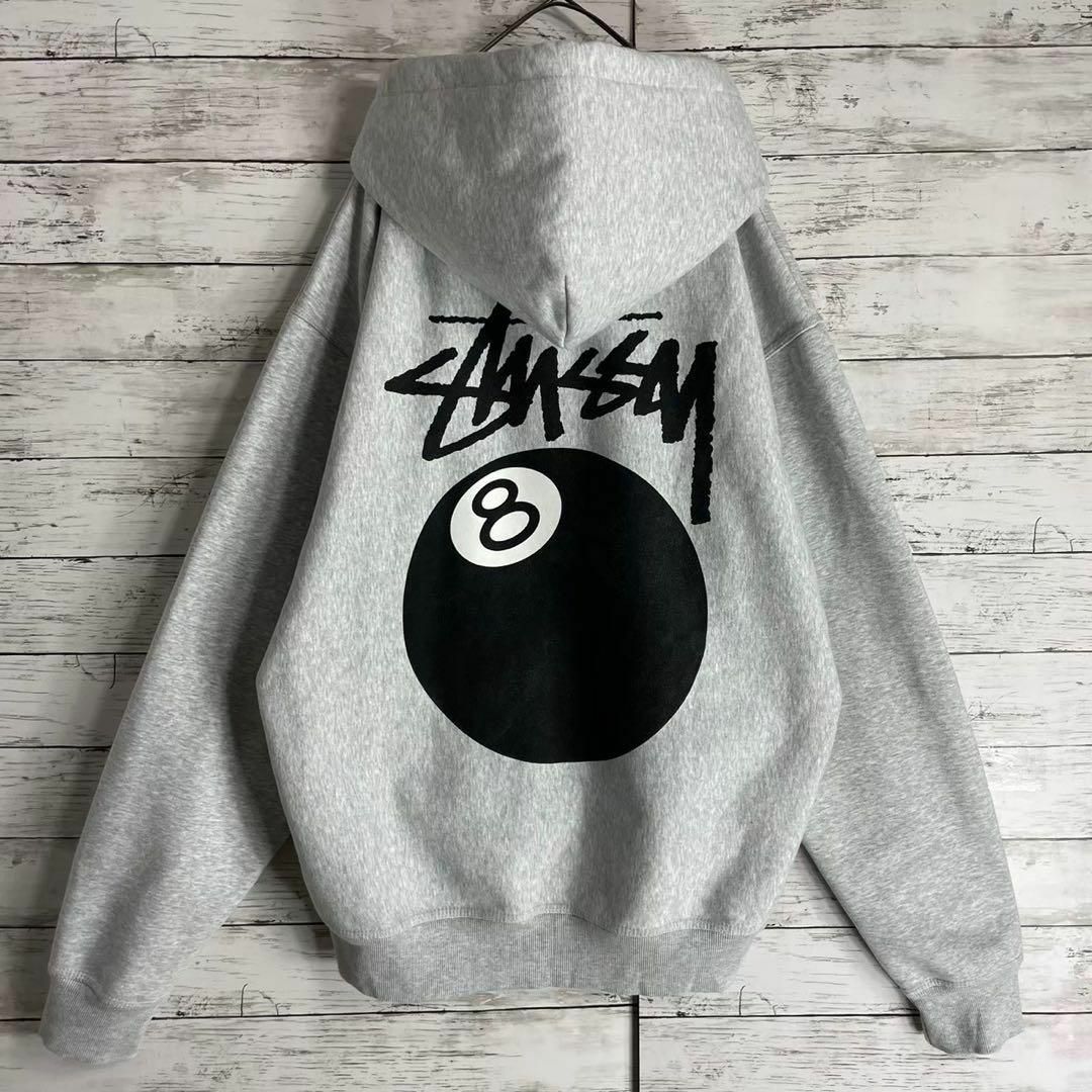 【大人気デザイン！】Stussy(ステューシー)★8ボール両面ロゴスウェット