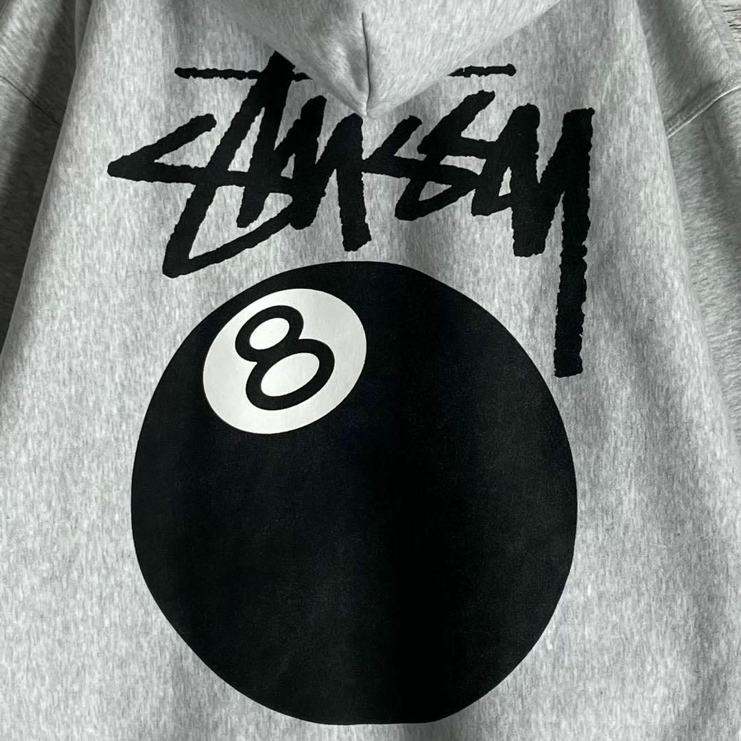 STUSSY - 【希少デザイン】ステューシー パーカー 8ボール 両面ロゴ 即 ...