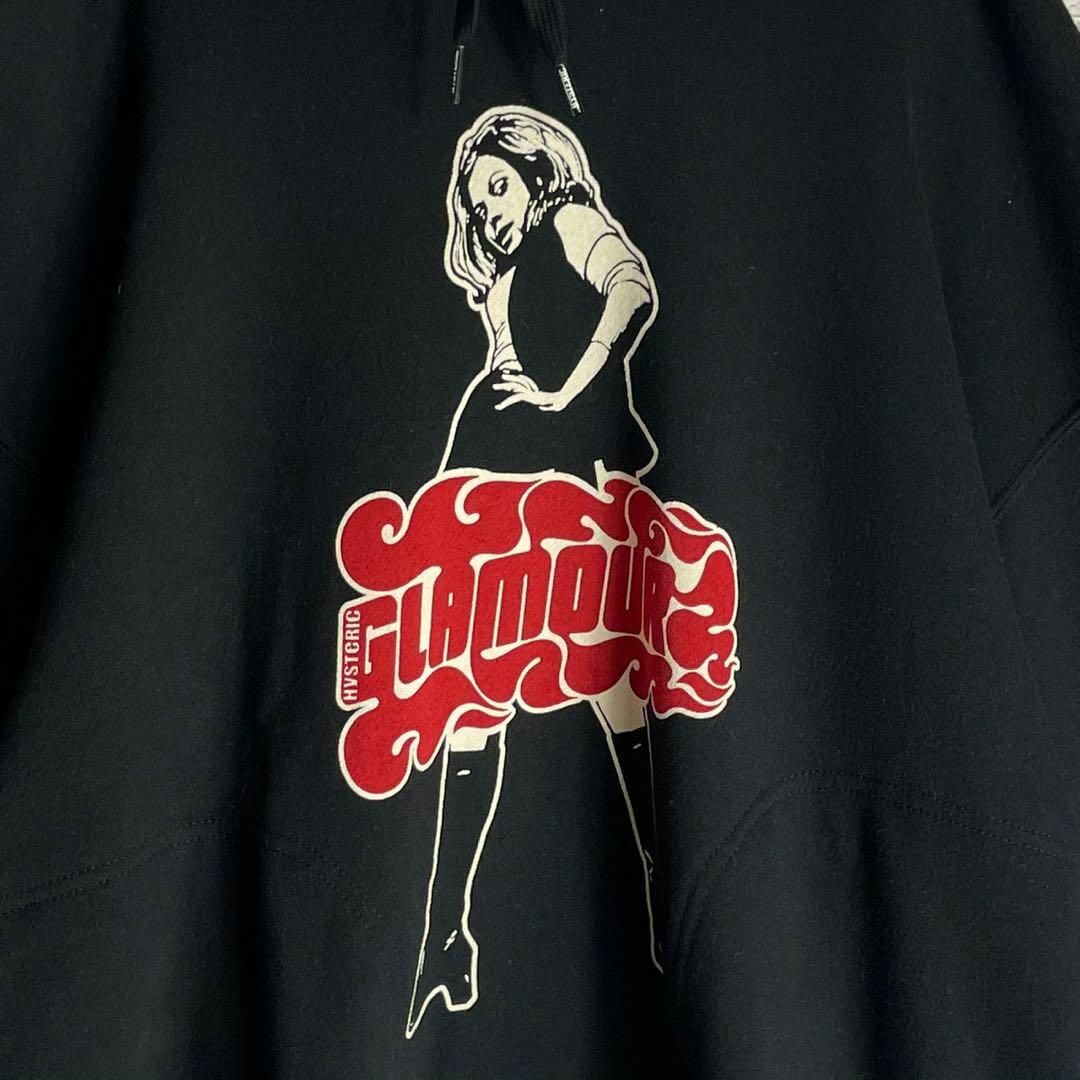 HYSTERIC GLAMOUR(ヒステリックグラマー)の【希少デザイン】ヒステリックグラマー　パーカー　ヒスガール　両面ロゴ　入手困難 メンズのトップス(パーカー)の商品写真