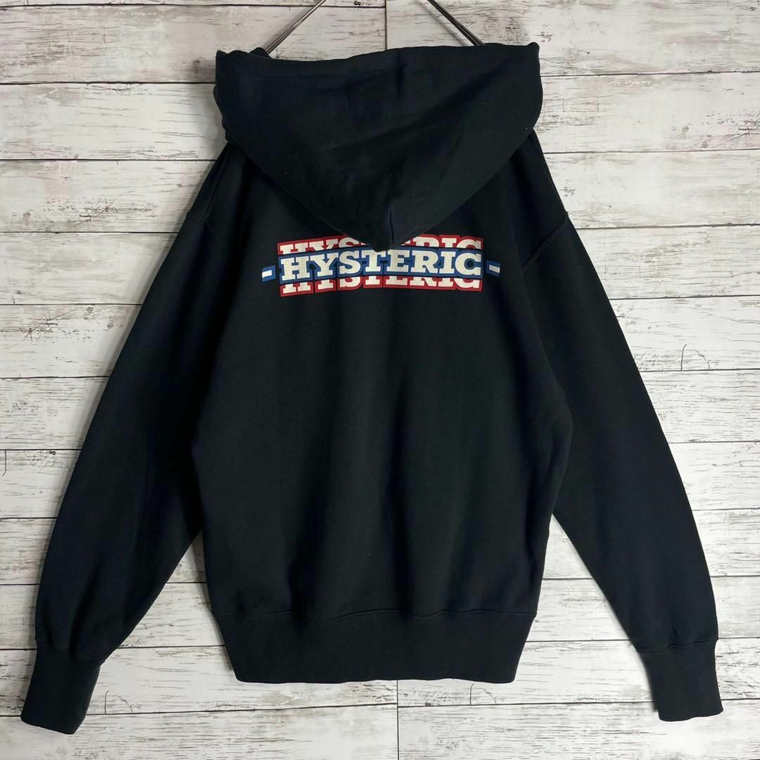 HYSTERIC GLAMOUR(ヒステリックグラマー)の【希少デザイン】ヒステリックグラマー　パーカー　ヒスガール　両面ロゴ　入手困難 メンズのトップス(パーカー)の商品写真