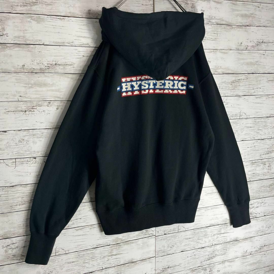 HYSTERIC GLAMOUR(ヒステリックグラマー)の【希少デザイン】ヒステリックグラマー　パーカー　ヒスガール　両面ロゴ　入手困難 メンズのトップス(パーカー)の商品写真