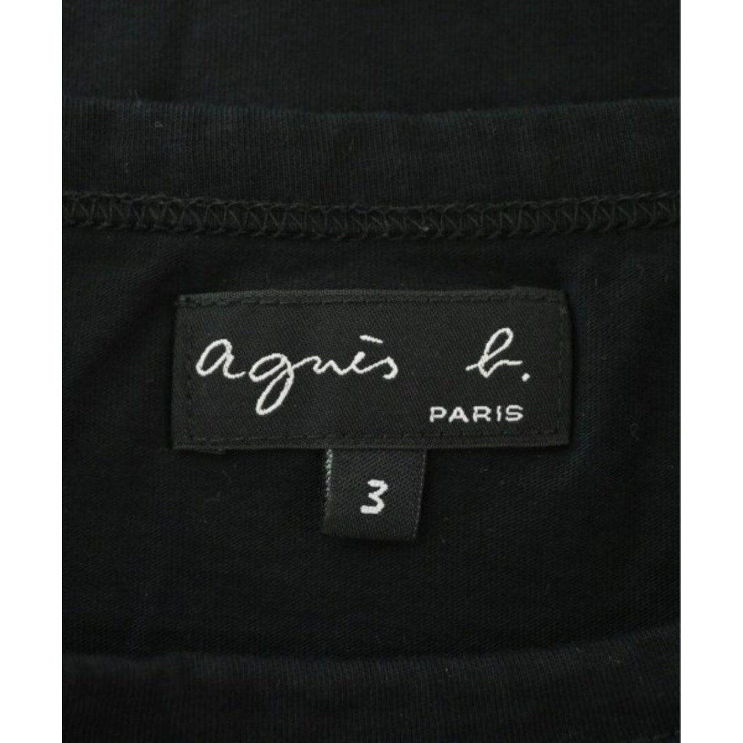 Agnes b. アニエスベー Tシャツ・カットソー 3(L位) 黒 【古着】【中古】