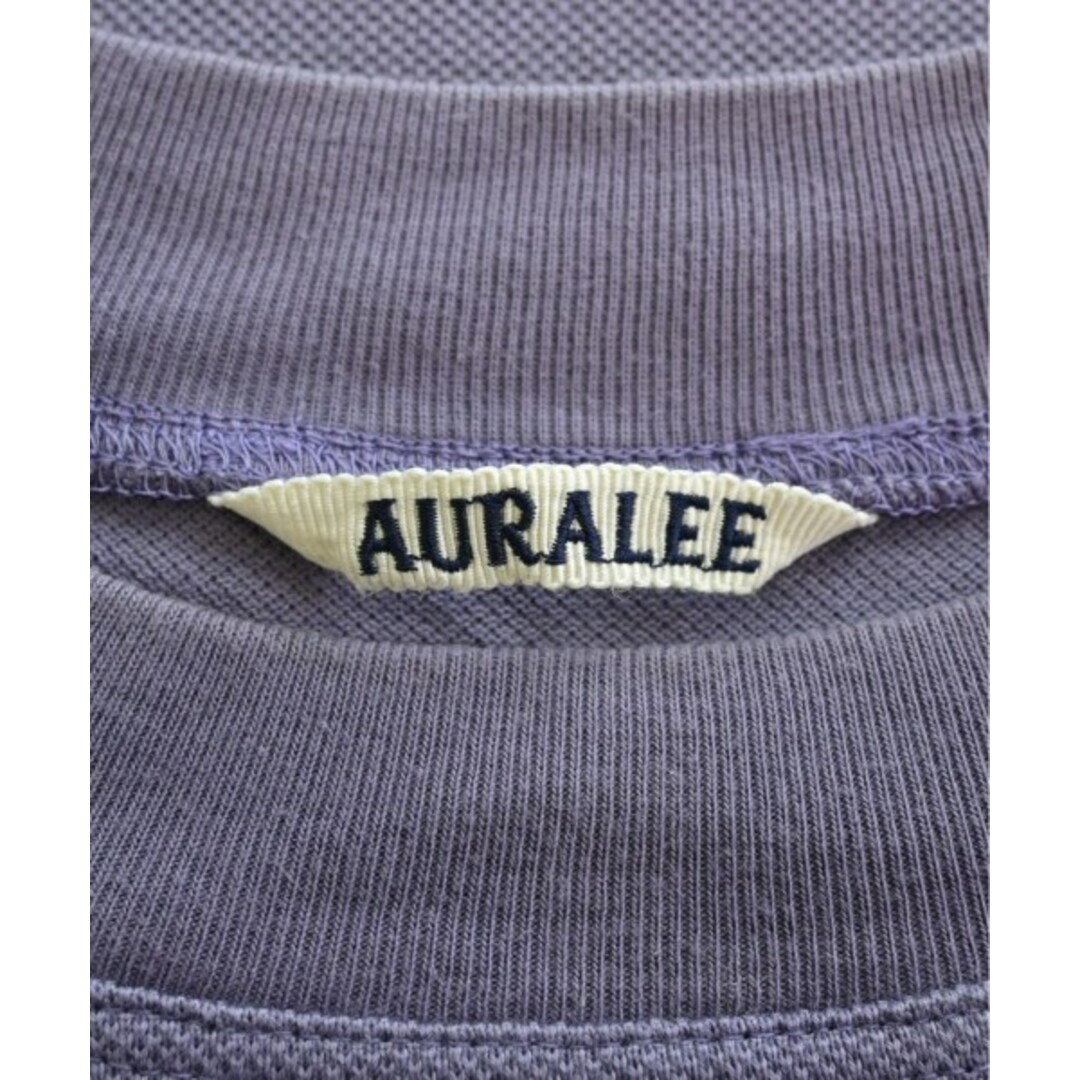 AURALEE(オーラリー)のAURALEE オーラリー Tシャツ・カットソー 4(M位) 紫 【古着】【中古】 メンズのトップス(Tシャツ/カットソー(半袖/袖なし))の商品写真