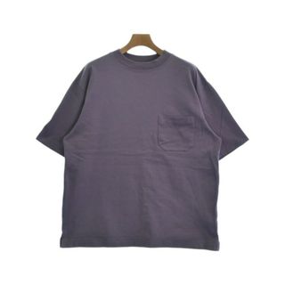 オーラリー(AURALEE)のAURALEE オーラリー Tシャツ・カットソー 4(M位) 紫 【古着】【中古】(Tシャツ/カットソー(半袖/袖なし))