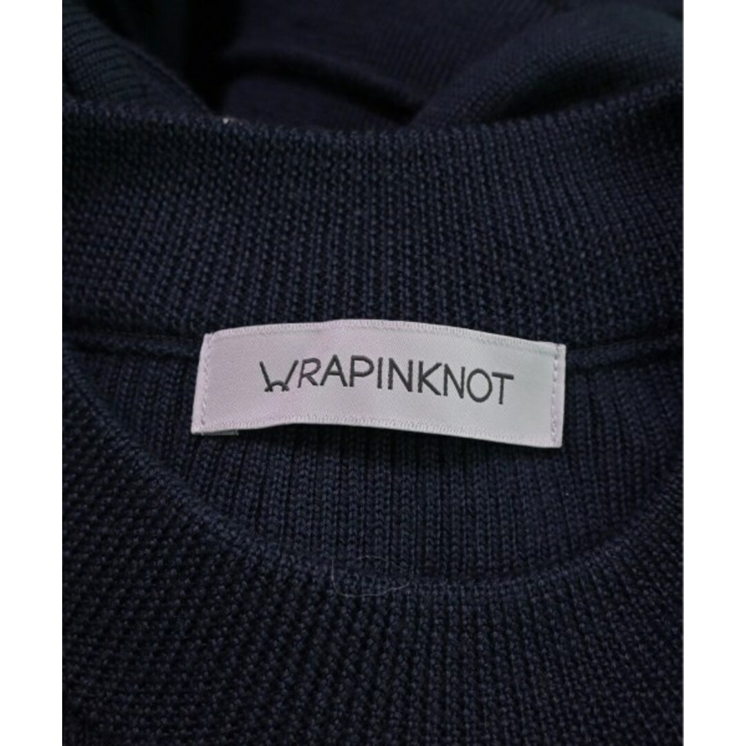 WRAPINKNOT ラッピンノット ワンピース 1(S位) 紺 【古着】-