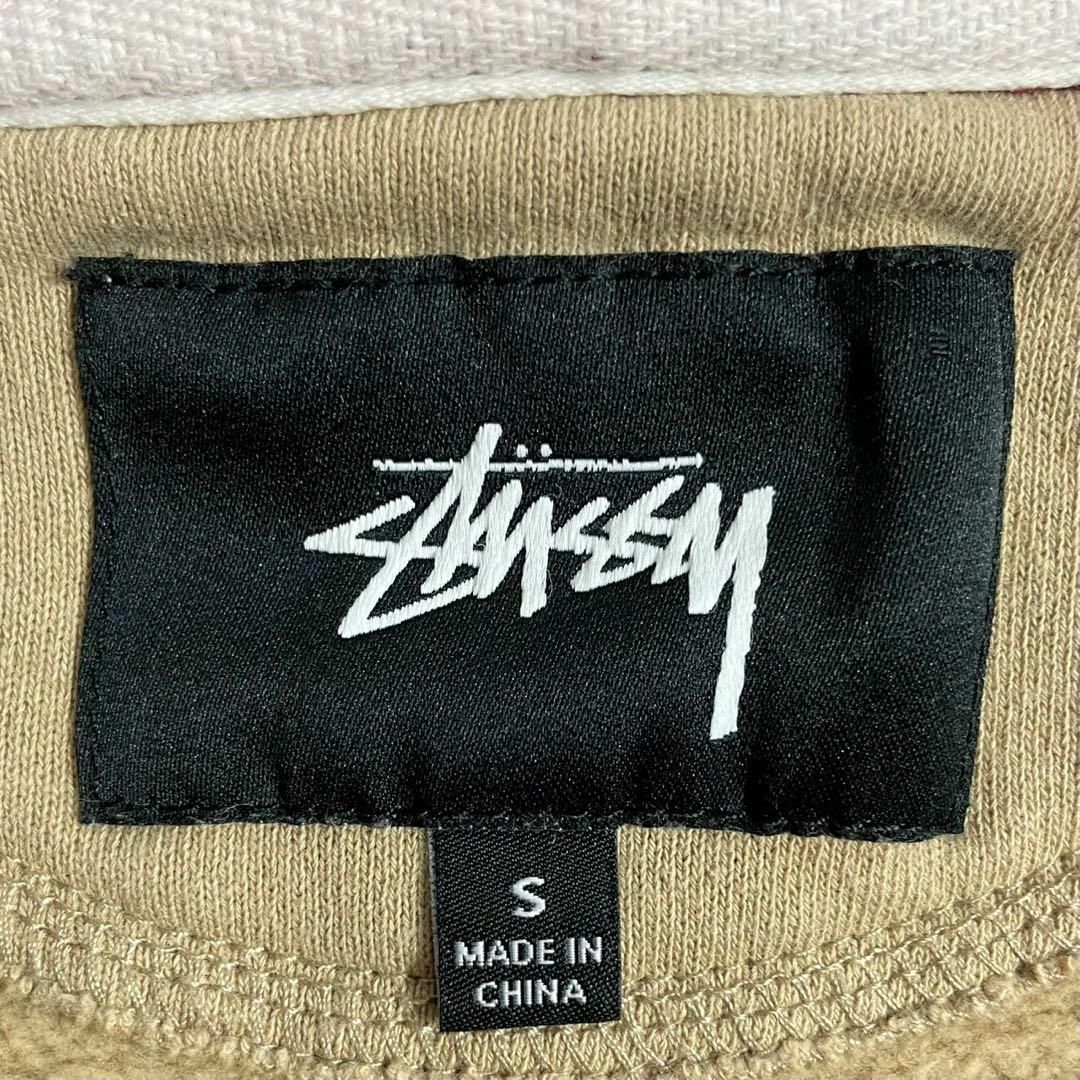 STUSSY - 【希少デザイン】ステューシー パーカー ワンポイント刺繍