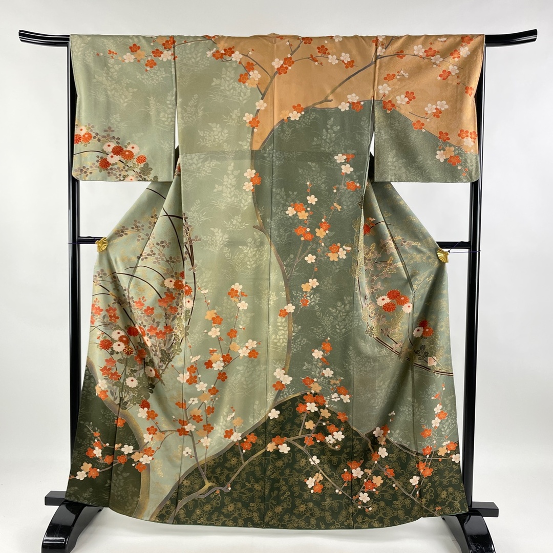 訪問着 美品 秀品 身丈164cm 裄丈66cm 正絹