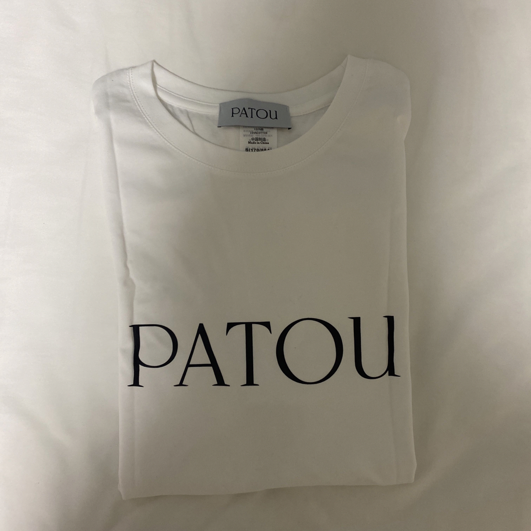 即完売　新品　パトゥ　ロゴ　Tシャツ　PATOU 白　s