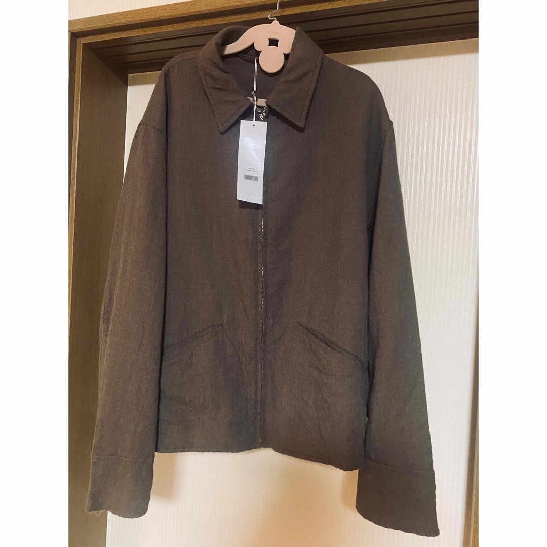 COMOLI - comoli 23aw KHAKI 縮絨ウール ショートジップ ジャケットの ...