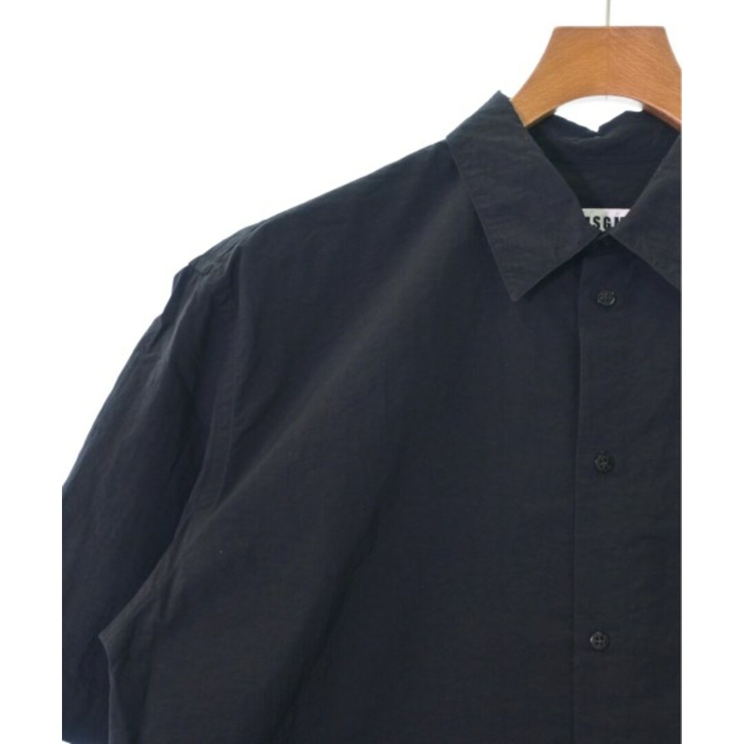 MSGM(エムエスジイエム)のMSGM エムエスジーエム カジュアルシャツ 41(L位) 黒 【古着】【中古】 メンズのトップス(シャツ)の商品写真