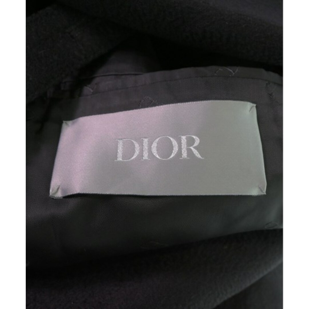 DIOR HOMME(ディオールオム)のDior Homme ディオールオム チェスターコート 48(L位) 黒 【古着】【中古】 メンズのジャケット/アウター(チェスターコート)の商品写真