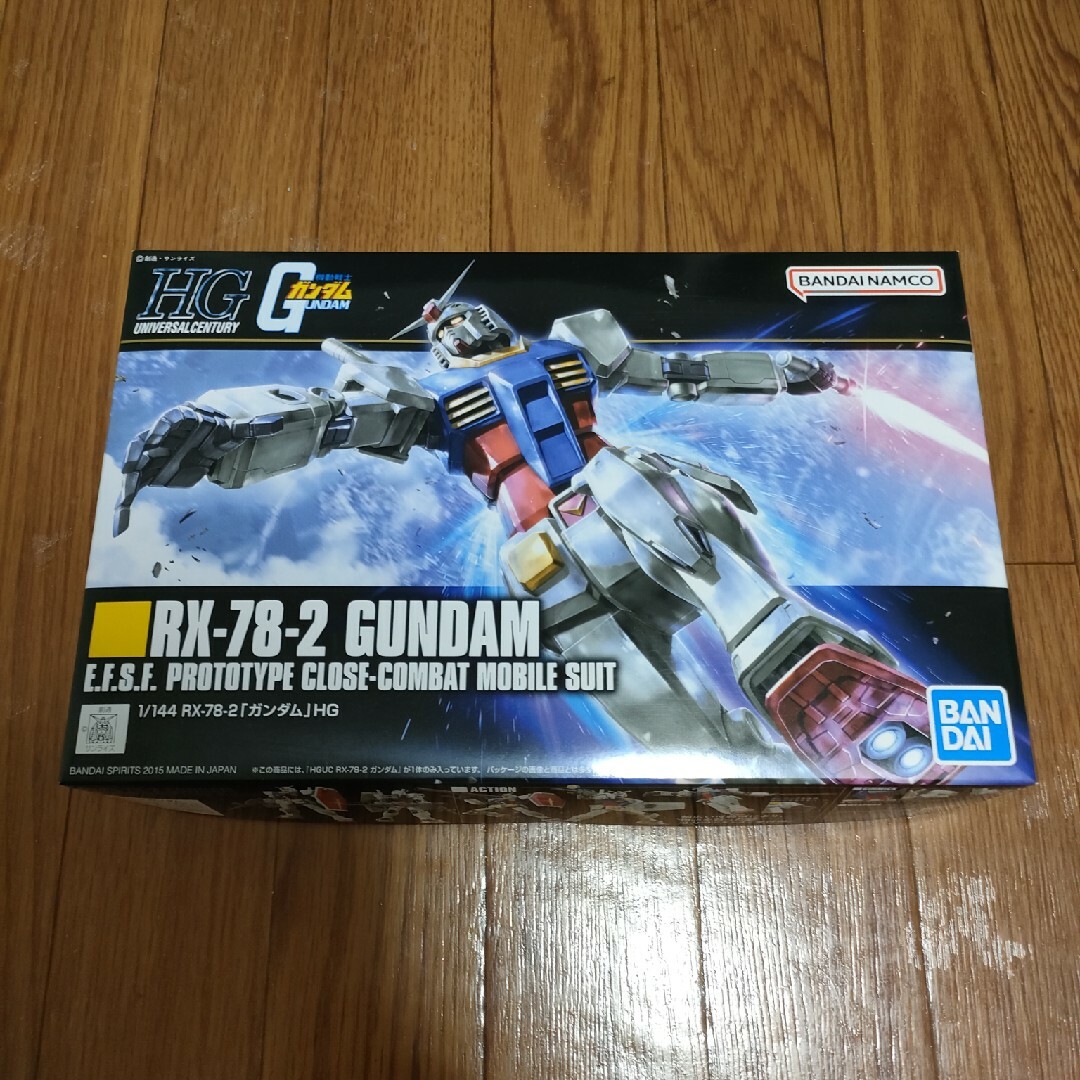 BANDAI(バンダイ)のHGUC 1/144 RX-78-2 ガンダム 新品未開封 エンタメ/ホビーのおもちゃ/ぬいぐるみ(模型/プラモデル)の商品写真