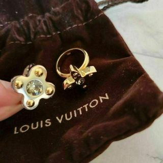 ルイヴィトン モノグラム フラワー ロゴ リング セット ドレス
