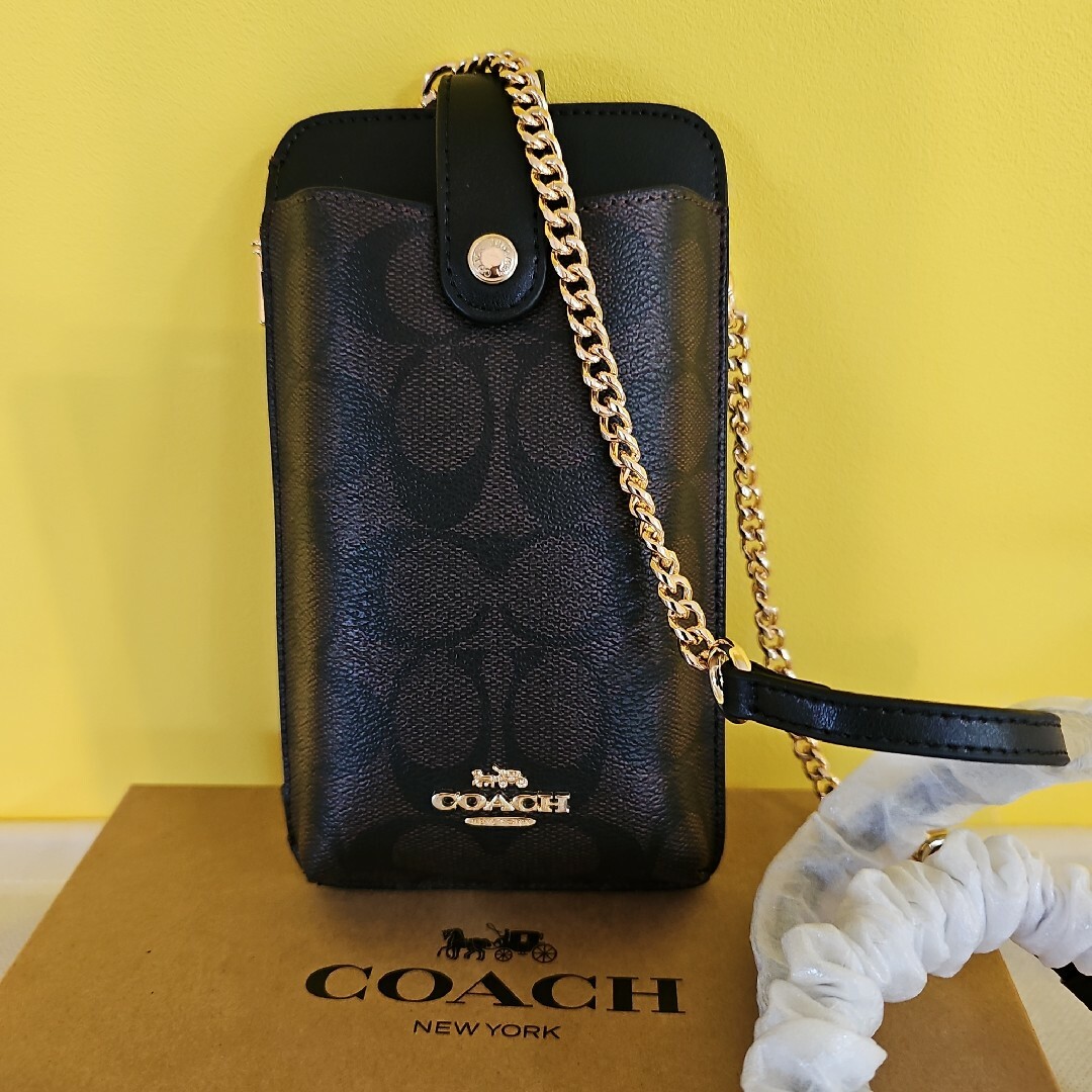 COACH - COACH スマホショルダー コーチ スマホポーチ 斜めがけ 男女