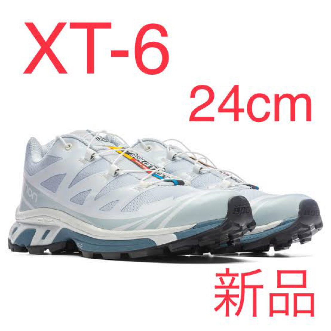 SALOMON - 【新品】Salomon サロモン XT-6 ADV アイスブルー 24cmの ...